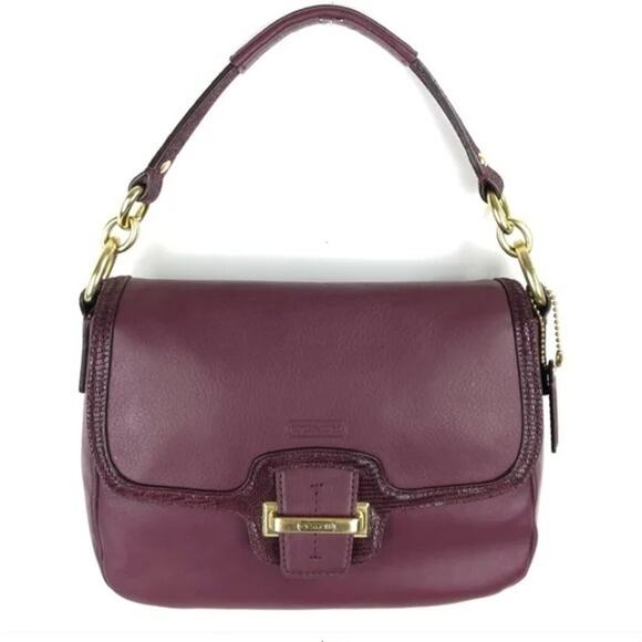 Coach Handbags - Coach Taylor Soft Leather Convertible Crossbody Bag F25206 Vintage